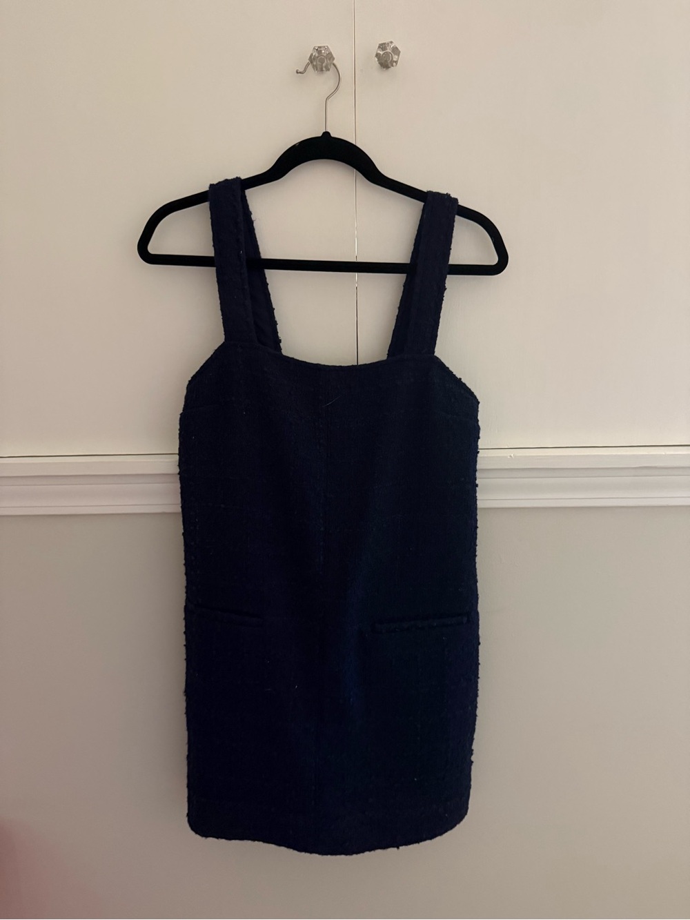 Abercrombie & Fitch Navy Pinafore Dress S